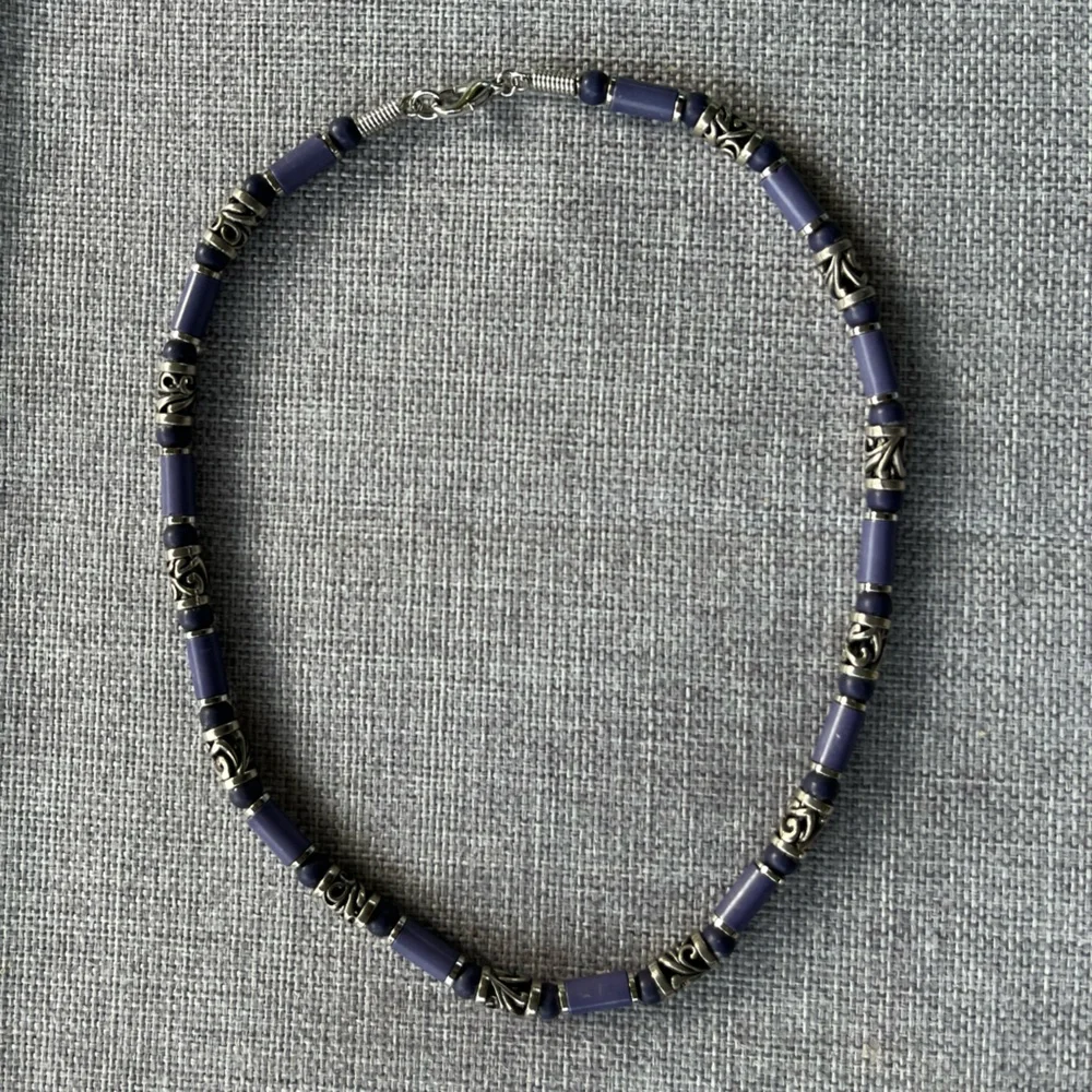 Elegant Purple Beaded Necklace